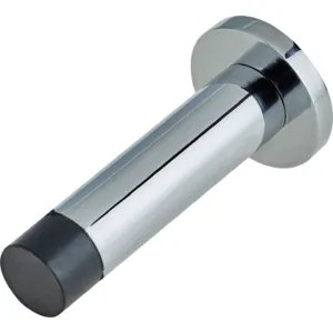 Projection Wall Mounted Door Stop - 70mm Projection - Polished Chrome