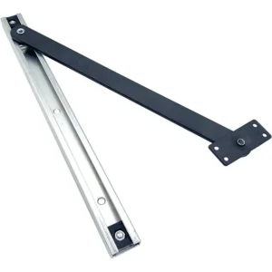 Door Restrictor Arm Stay Mortice Overhead - 90° Opening - Black
