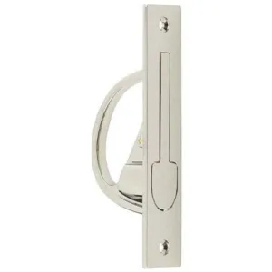 Sliding Door Edge Pull - Polished Nickel