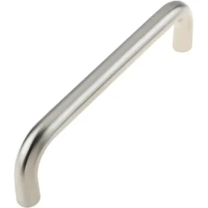Bolt Fix Pull Handle - 225mm x 19mm - Satin Stainless Steel